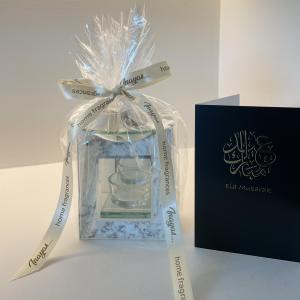 Marmeren Glazen Waxbrander – Luxe Eid Cadeauset